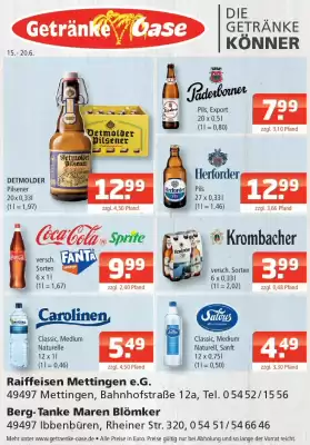 Getränke Oase (gültig bis 20-06)