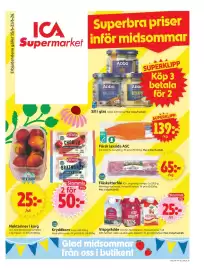 ICA Supermarket reklamblad vecka 25 Sida 1