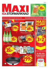 ICA Maxi reklamblad vecka 25 Sida 1