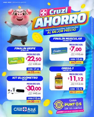 Farmacias Cruz Azul (válido hasta 30-06)