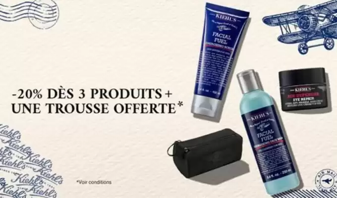 Kiehl's (valable jusqu'au 21-06)