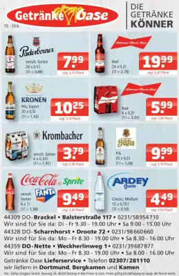 Getränke Oase (gültig bis 20-06)