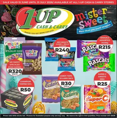 1UP (valid until 31-07)