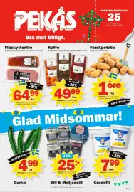 Pekås reklamblad vecka 25 Sida 1
