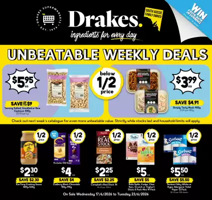 Drakes (valid until 23-06)