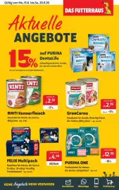 Das Futterhaus Prospekt woche 25 Seite 1