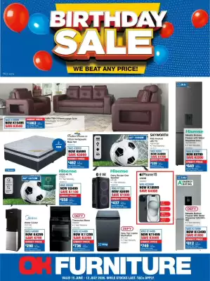 OK Furniture catalogue (valid until 12-07)