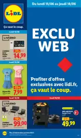 Catalogue Lidl | Les Exclus Web de la semaine page 1