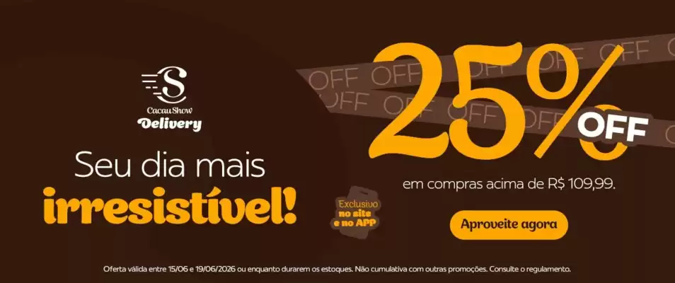 Cacau Show (válido até 19-06)