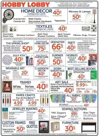 Hobby Lobby weekly ad week 25 Page 1