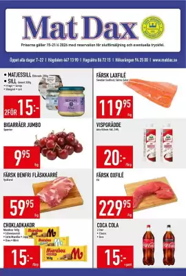 Matdax reklamblad