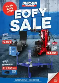 Burson Auto Parts catalogue Page 1