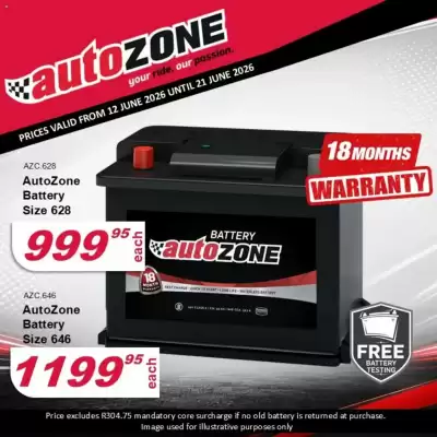 AutoZone (valid until 21-06)