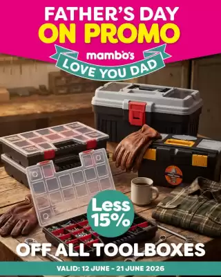 Mambo's Plastics Warehouse (valid until 21-06)