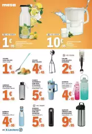 Folheto E.Leclerc | Bebidas gelados iogurtes Página 24