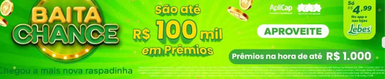 Folheto Lojas Lebes Página 1