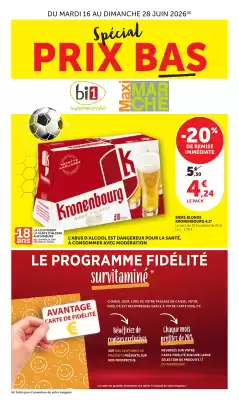 Bi1 (valable jusqu'au 28-06)