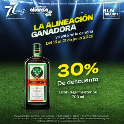 Bodegas Alianza (válido hasta 21-06)