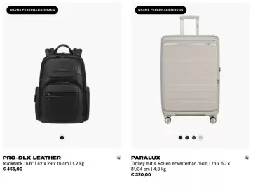 Samsonite Flugblatt Seite 2