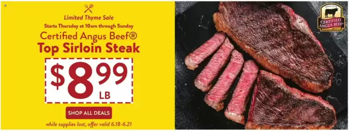Fresh Thyme weekly ad Page 1