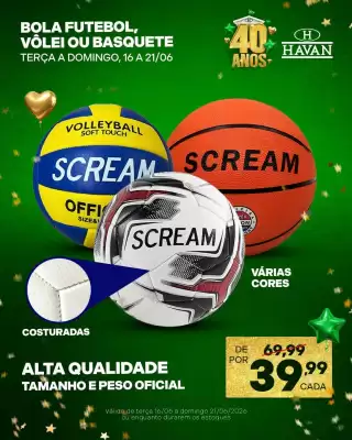 Lojas Havan (válido até 21-06)