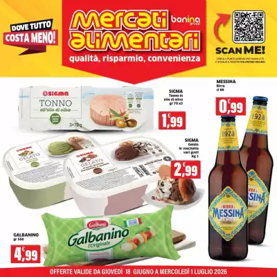 Mercati Alimentari (valido fino al 1-07)