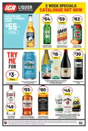 IGA Liquor catalogue Page 1