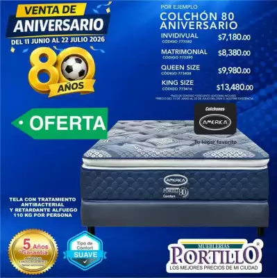 Mueblerías Portillo (válido hasta 22-07)