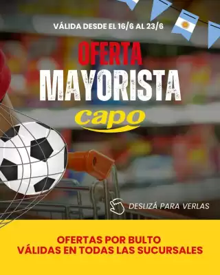 Autoservicio Capo (válido hasta 23-06)