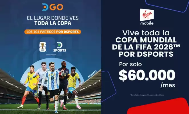 Virgin (válido hasta 30-06)