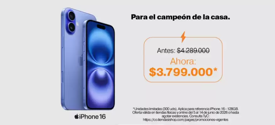 Ishop (válido hasta 30-06)