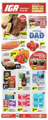 IGA flyer