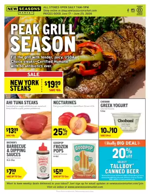 New Seasons Market (valid until 23-06)