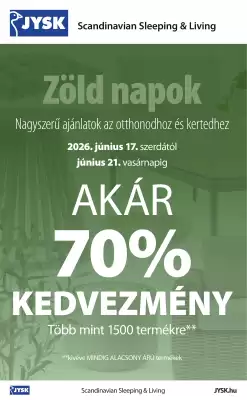 JYSK (érvényes eddig: 21-06)
