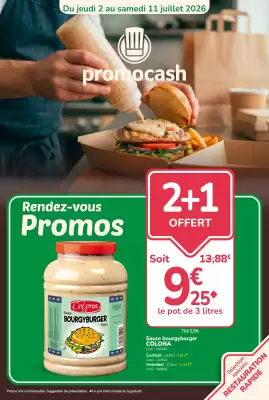 Promocash (valable jusqu'au 11-07)