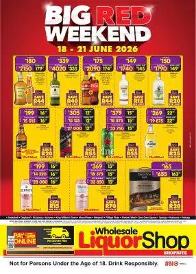 Shoprite Liquor catalogue