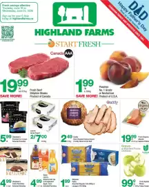 Highland Farms flyer week 25 Page 1