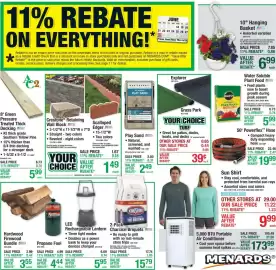Menards weekly ad Page 1