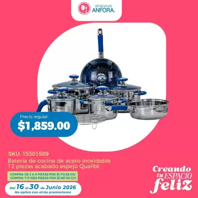 Almacenes Anfora (válido hasta 30-06)