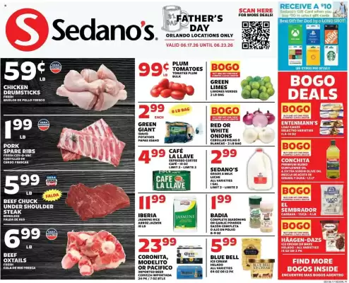 Sedano's (valid until 23-06)