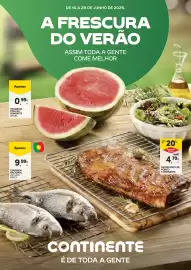 Folheto Continente | Frescos: Frescura do Verão Página 1