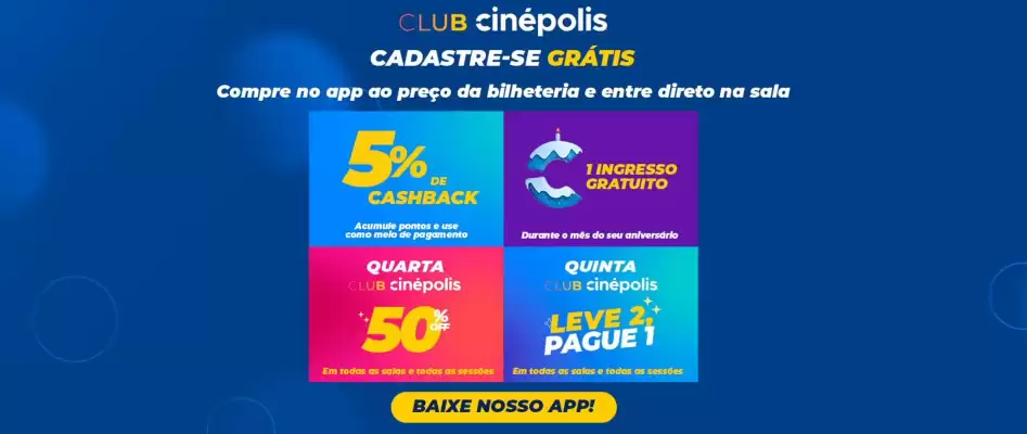 Cinépolis (válido até 10-07)