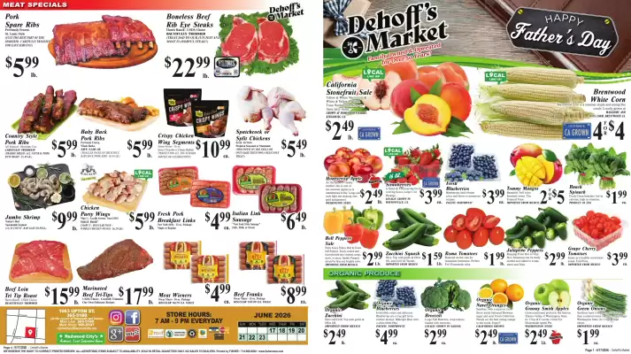 Dehoff's Key Markets (valid until 23-06)