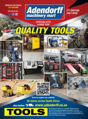 Adendorff Machinery Mart catalogue (valid until 2-07)