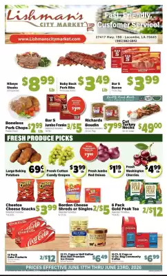 Lishman's City Market (valid until 23-06)