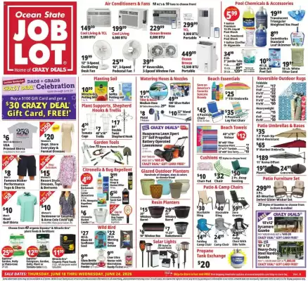 Ocean State Job Lot (valid until 25-06)