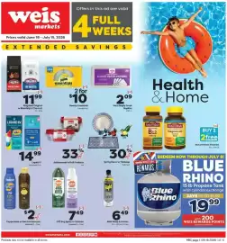 Weis Markets weekly ad Page 1