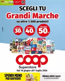 Volantino Coop Superstore Pagina 1