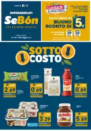 Volantino SeBón Supermercati Pagina 1