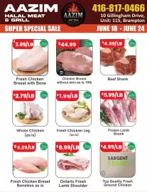 Aazim Halal Meat & Grill flyer week 25 Page 1